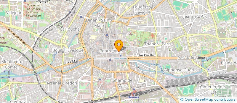 localisation de l'entreprise SCI CHES  RENNES