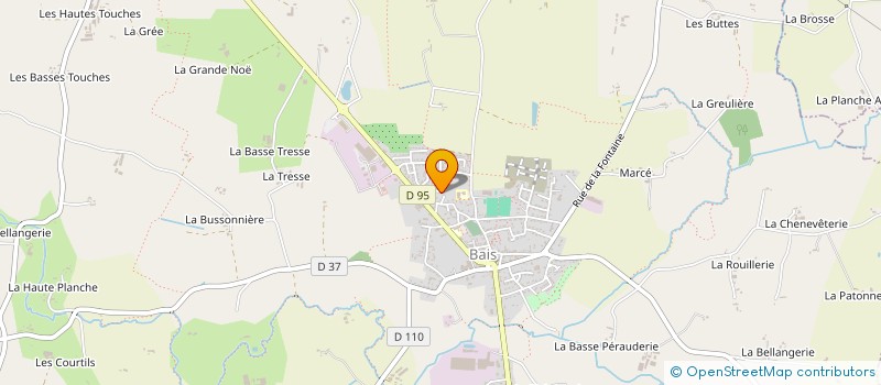 localisation de l'entreprise SCI CHESNAIS IMMO  BAIS