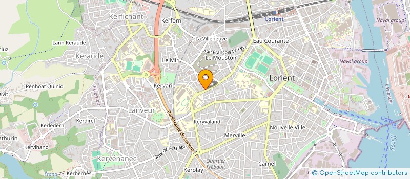 localisation de l'entreprise SCI CHESNAY  LORIENT