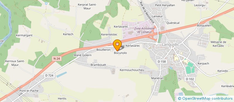 localisation de l'entreprise SCI CHESNEAU  LANGUIDIC