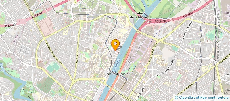 localisation de l'entreprise SCI CHESNEAU FAVREAU à ANGERS
