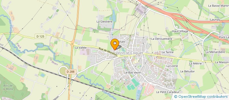localisation de l'entreprise SCI CHESNEL  VEZIN-LE-COQUET