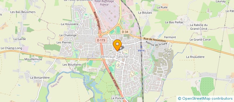 localisation de l'entreprise SCI CHESNEL-BEAUCIEL  VERN-SUR-SEICHE