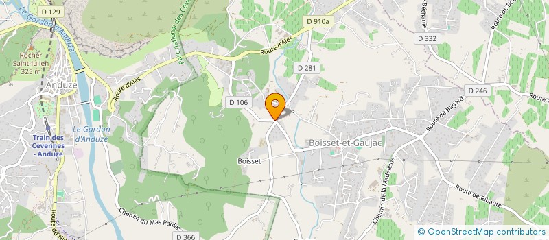 localisation de l'entreprise SCI CHESTERMAN PIRIE  BOISSET-ET-GAUJAC