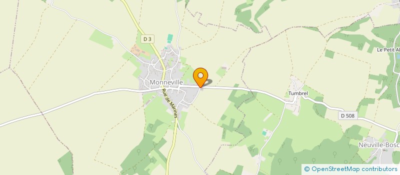 localisation de l'entreprise SCI CHETOIT  MONNEVILLE