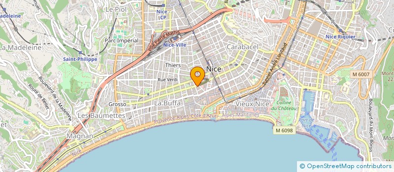 localisation de l'entreprise SCI CHETRIT à NICE
