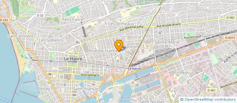 localisation de l'entreprise SCI CHEUCLE à LE HAVRE