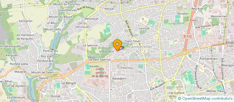 localisation de l'entreprise SCI CHEVAL II III  BREST