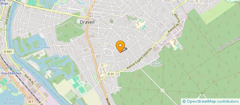 localisation de l'entreprise SCI CHEVALIER à DRAVEIL