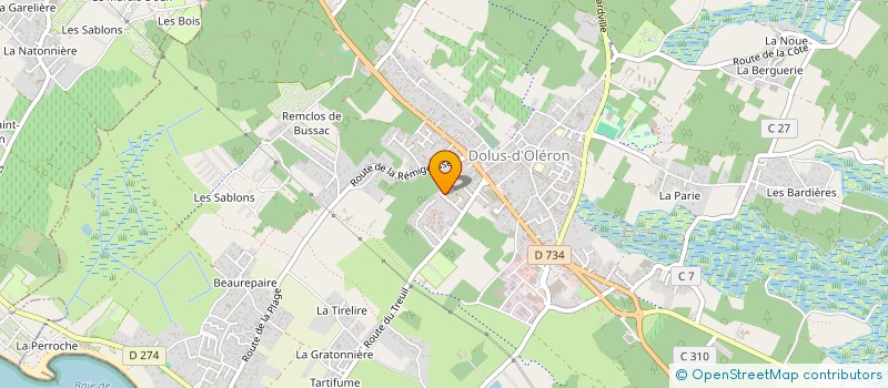 localisation de l'entreprise SCI CHEVALIER  DOLUS-D'OLERON