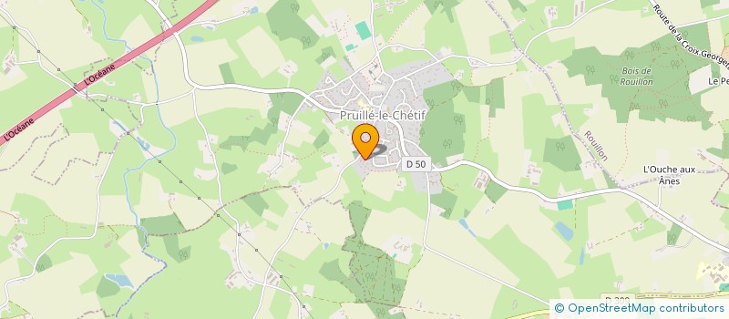 localisation de l'entreprise SCI CHEVALIER  PRUILLE-LE-CHETIF