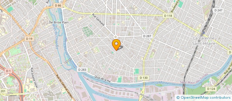 localisation de l'entreprise SCI CHEVALIER à SAINT-MAUR-DES-FOSSES