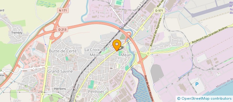 localisation de l'entreprise SCI CHEVALIER LEROUX  SAINT-NAZAIRE