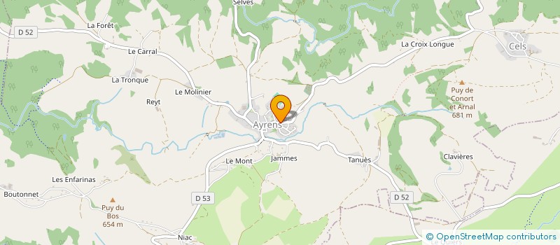 localisation de l'entreprise SCI CHEVALIER/TALBOT à AYRENS