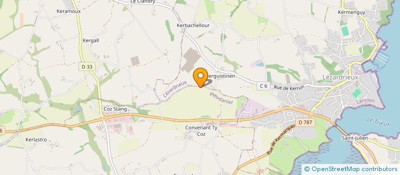 localisation de l'entreprise SCI CHEVALIERBIS  LEZARDRIEUX