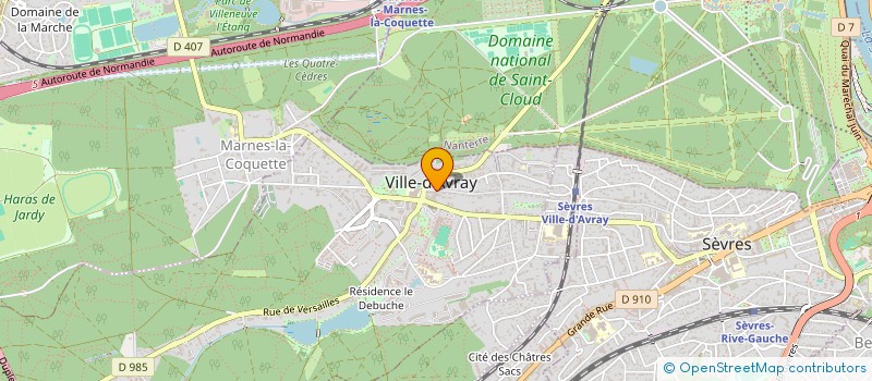 localisation de l'entreprise SCI CHEVALIERS 56  VILLE-D'AVRAY