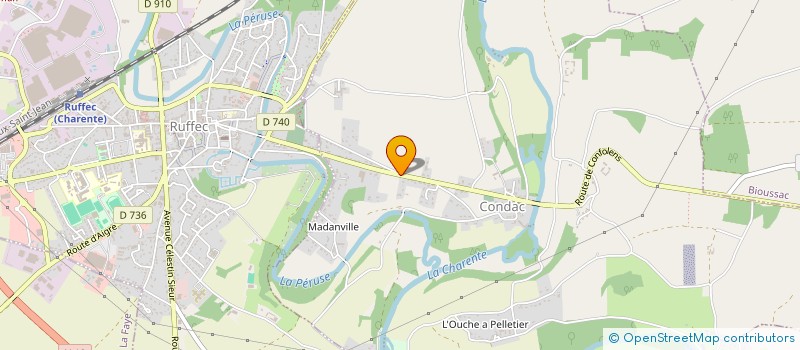 localisation de l'entreprise SCI CHEVALLIER à CONDAC