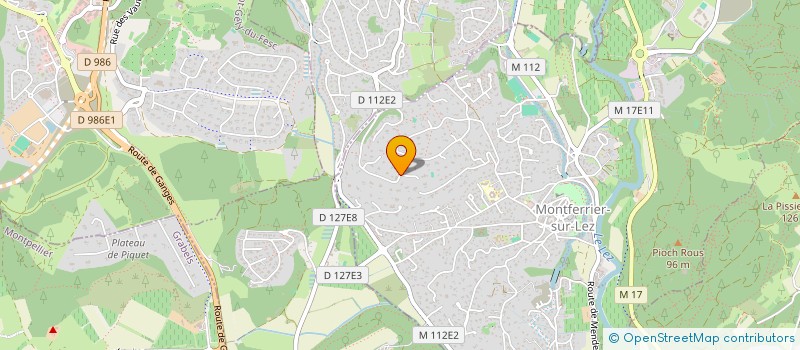 localisation de l'entreprise SCI CHEVALLIER  MONTFERRIER-SUR-LEZ