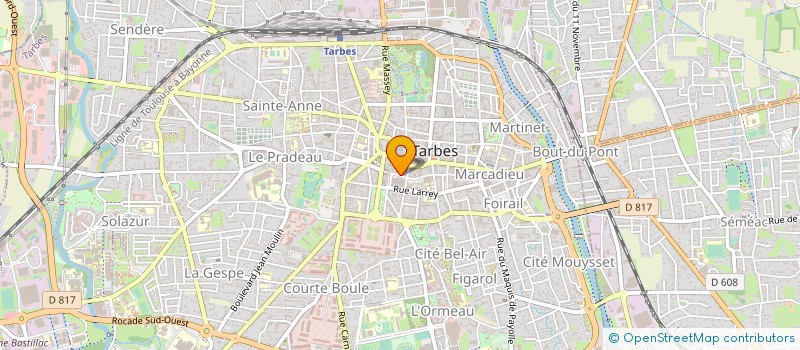 localisation de l'entreprise SCI CHEVALLIER FILLASTRE  TARBES