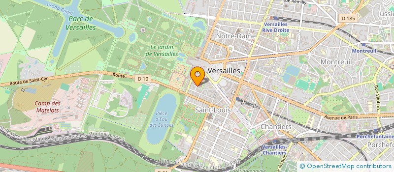 localisation de l'entreprise SCI CHEVALLIER IMMOLOC à VERSAILLES