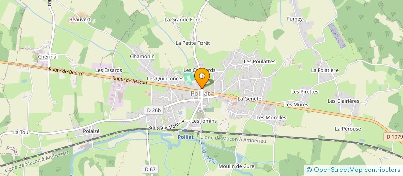 localisation de l'entreprise SCI CHEVALLIER TOMAS-ROUX à POLLIAT