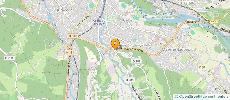 localisation de l'entreprise SCI CHEVANNES  UZOS