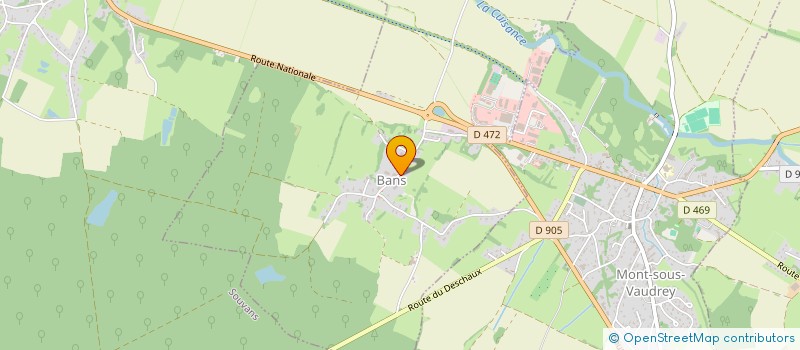 localisation de l'entreprise SCI CHEVAUX DESVIGNES  BANS