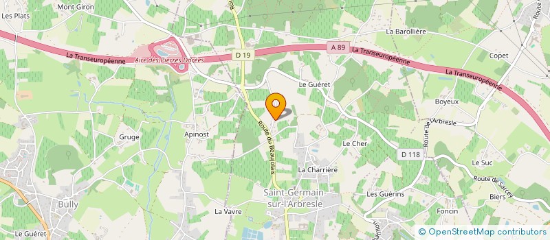 localisation de l'entreprise SCI CHEVECHE  SAINT-GERMAIN-NUELLES