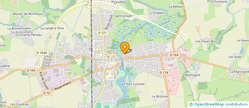 localisation de l'entreprise SCI CHEVELEY PARC  NORT-SUR-ERDRE