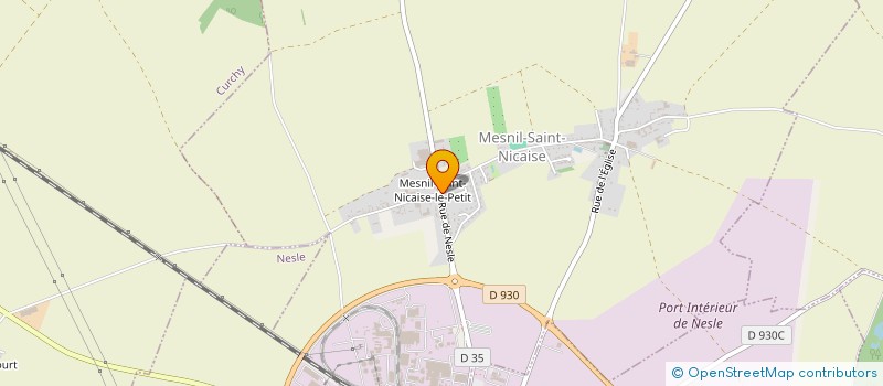 localisation de l'entreprise SCI CHEVEUX  MESNIL-SAINT-NICAISE