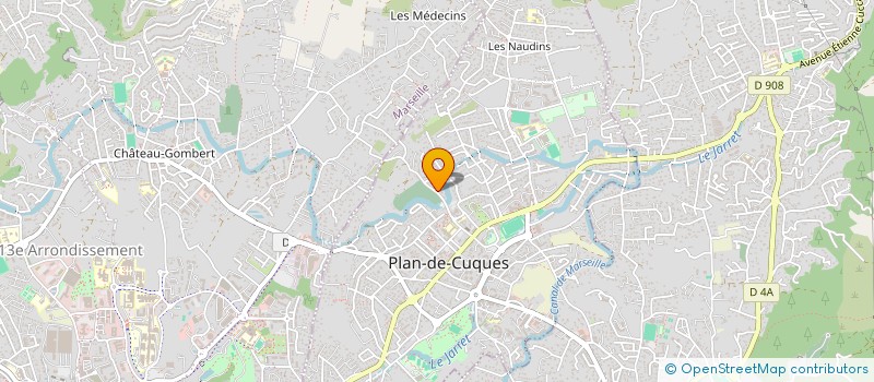 localisation de l'entreprise SCI CHEVILLON  PLAN-DE-CUQUES