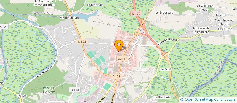 localisation de l'entreprise SCI CHEVREAU  REDON