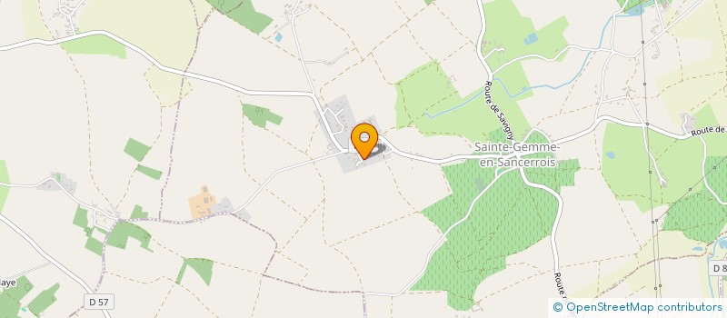 localisation de l'entreprise SCI CHEVREAU  SAINTE-GEMME-EN-SANCERROIS
