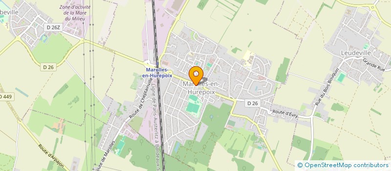 localisation de l'entreprise SCI CHEVREFEUILLE  MAROLLES-EN-HUREPOIX