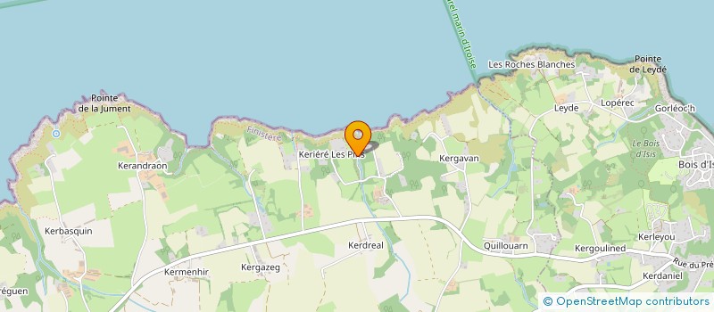 localisation de l'entreprise SCI CHEVREL  POULLAN-SUR-MER