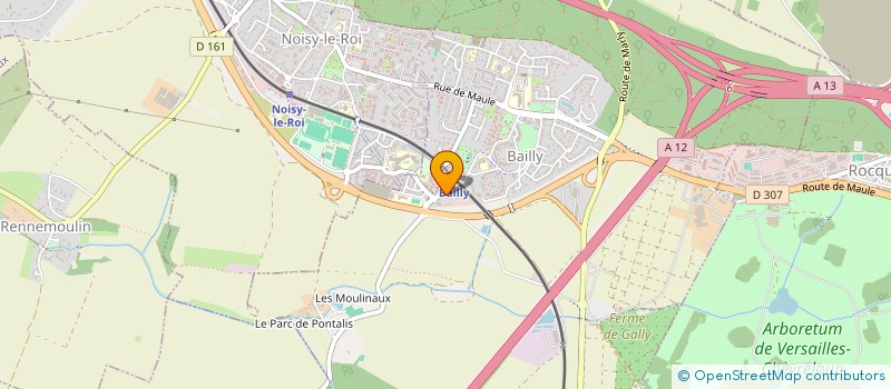 localisation de l'entreprise SCI CHEVRELOUP  BAILLY