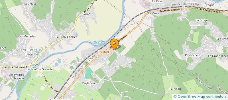 localisation de l'entreprise SCI CHEVRETTE 24  RAZAC-SUR-L'ISLE