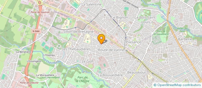 localisation de l'entreprise SCI CHEVRETTE  SAINT-HERBLAIN