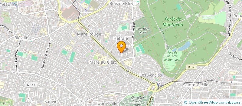 localisation de l'entreprise SCI CHEVREUIL à LE HAVRE