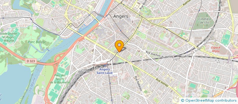 localisation de l'entreprise SCI CHEVREUL à ANGERS