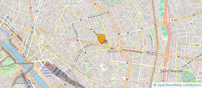 localisation de l'entreprise SCI CHEVREUL  PARIS