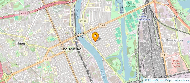 localisation de l'entreprise SCI CHEVREUL à CHOISY-LE-ROI