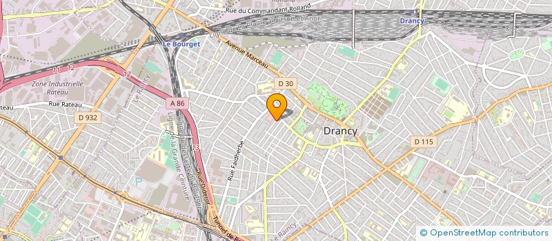 localisation de l'entreprise SCI CHEVREUL à DRANCY
