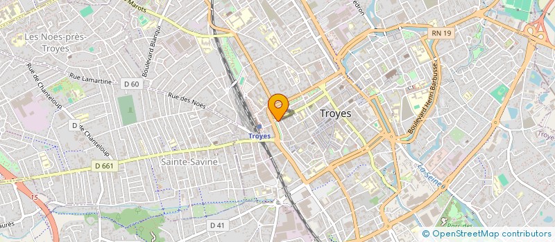 localisation de l'entreprise SCI CHEVREUSE à TROYES