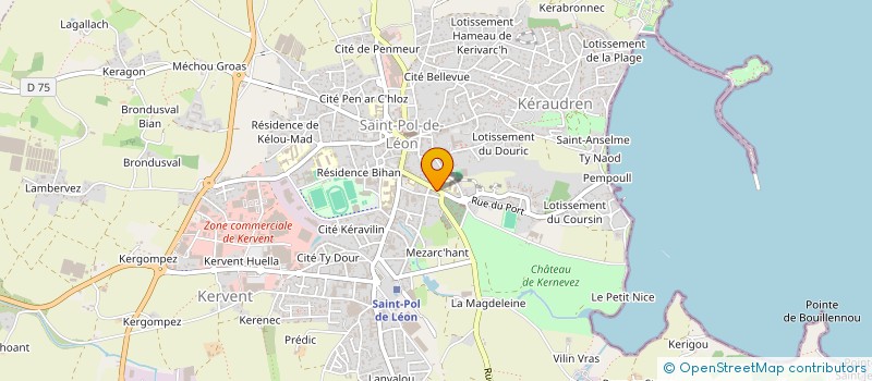 localisation de l'entreprise SCI CHEVREUSE  SAINT-POL-DE-LEON