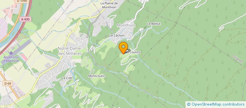 localisation de l'entreprise SCI CHEVRIER GROS  MONTHION