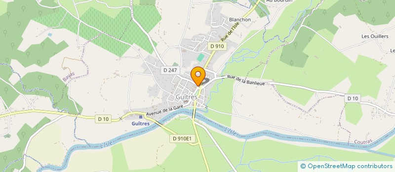 localisation de l'entreprise SCI CHEVRIER JEANNE  GUITRES