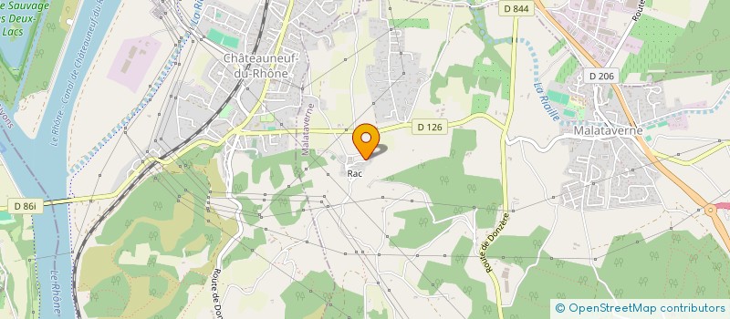 localisation de l'entreprise SCI CHEVRIERE  MALATAVERNE