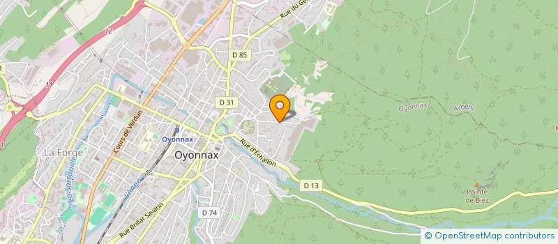 localisation de l'entreprise SCI CHEVRIN GUEDES à OYONNAX