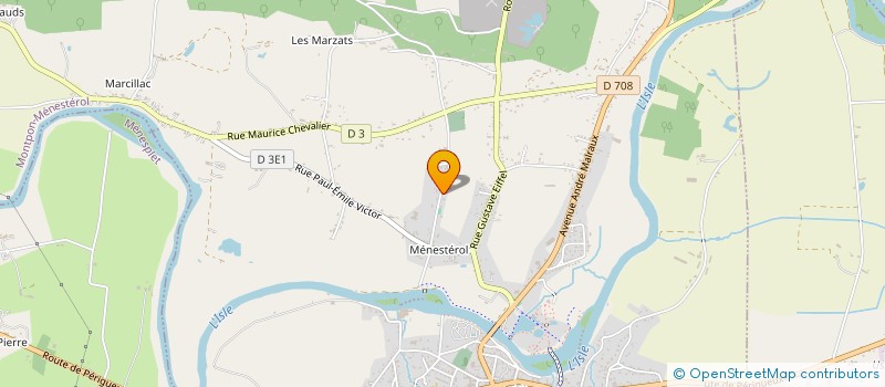 localisation de l'entreprise SCI CHEVRON  MONTPON-MENESTEROL